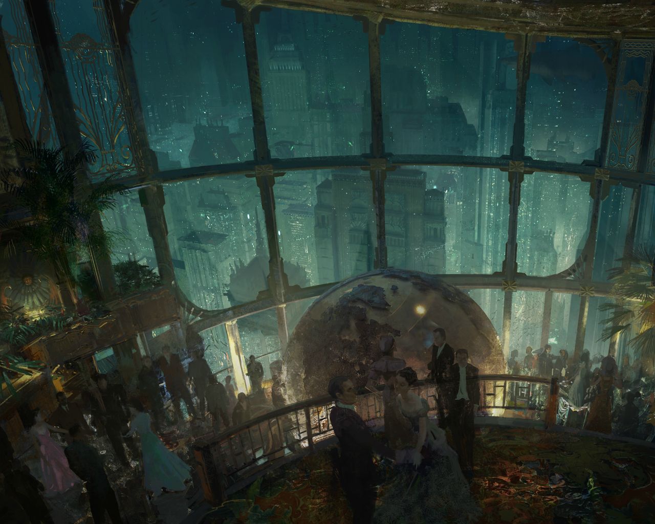 The meme is an image of the city of Rapture from the video game BioShock, with a caption "I'm not arguing, I'm just explaining why I'm right". The image shows a dimly lit, underwater city with a massive dome in the center, and a group of people arguing in the foreground.